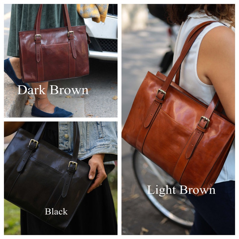 Leather handbad, Handmade Bag,multicolor Leather Bag, Leather women's bag, everyday bag,Womens handbag image 8