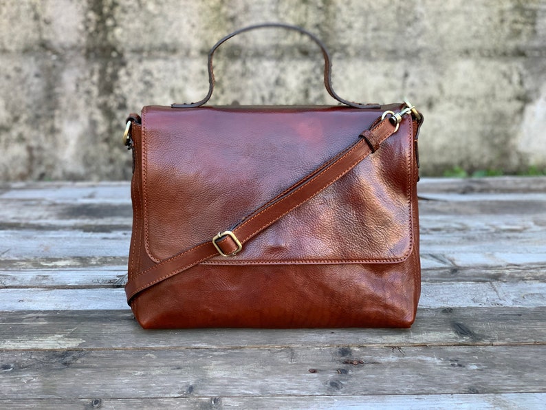 Leather Bag Handmade Leather Bag Handbag Woman Leather Bag Etsy