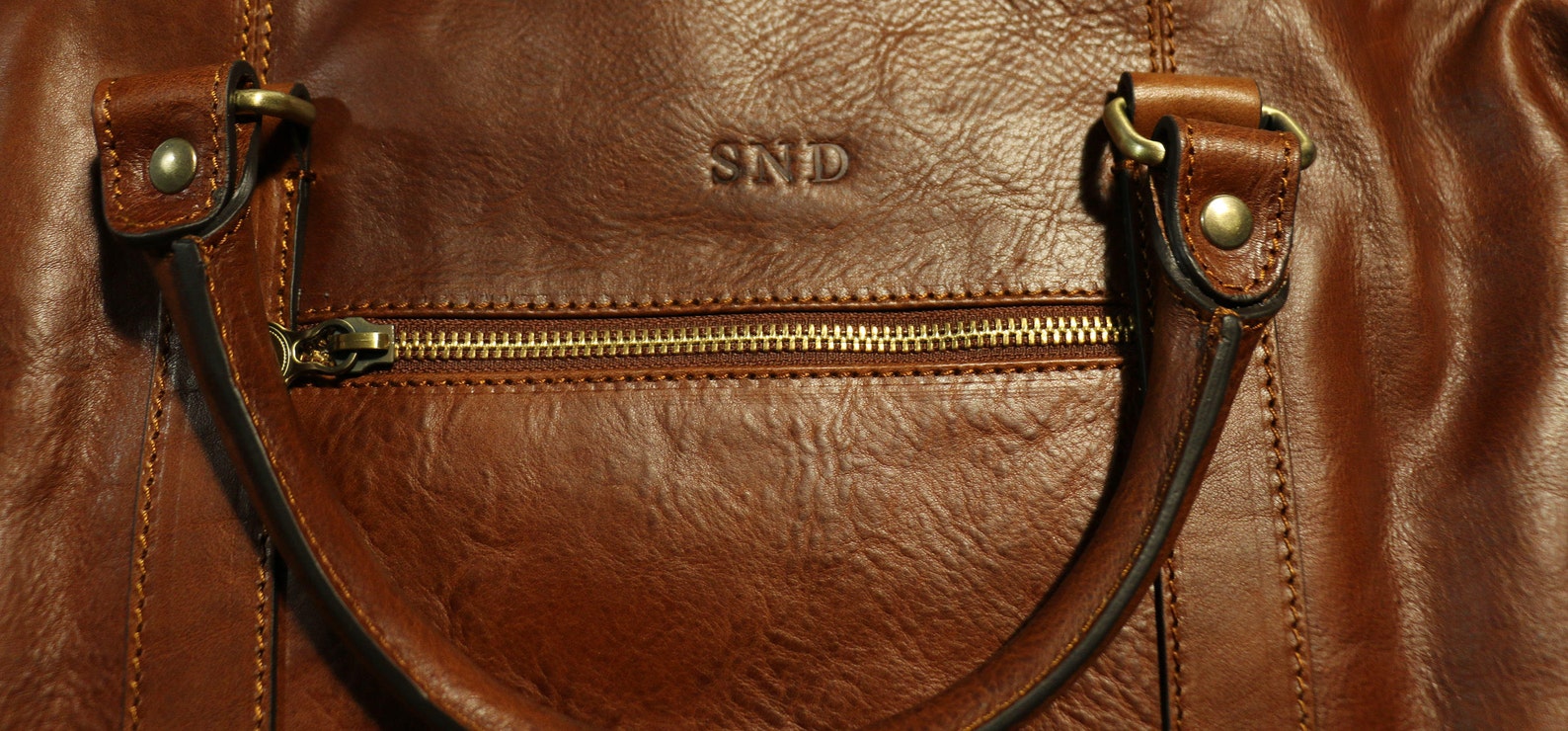 Custom Engraving on Leather Bags personalize Initials on Bags Etsy