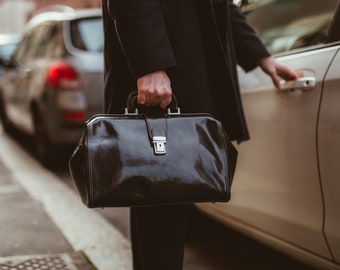 Leder-Doktor-Tasche, Frauen medizinische Tasche, Männer große medizinische Tasche, Leder medizinische Tasche, große Ärzte Tasche, Top Griff Tasche, Geschenk für ihn