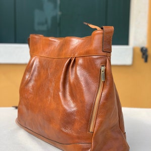 leather bag, handmade leather bag, handbag, woman leather bag, elegant leather bag, made in Italy handbag