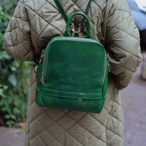 Leder Rucksack, Handgefertigter Rucksack, Ledertasche, Leder Rucksack, Vintage Rucksack, Backpack, Damen Rucksack