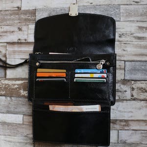 leather bag, handmade leather bag, handbag, men leather bag, elegant leather bag, made in Italy handbag image 4