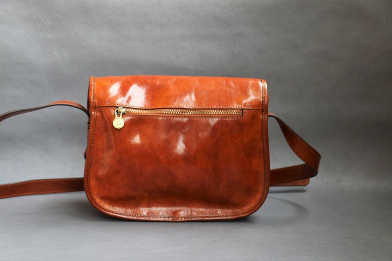 leather bag, handmade leather bag, handbag, woman leather bag, elegant leather bag, made in Italy handbag,messenger bag,cross body bag image 5