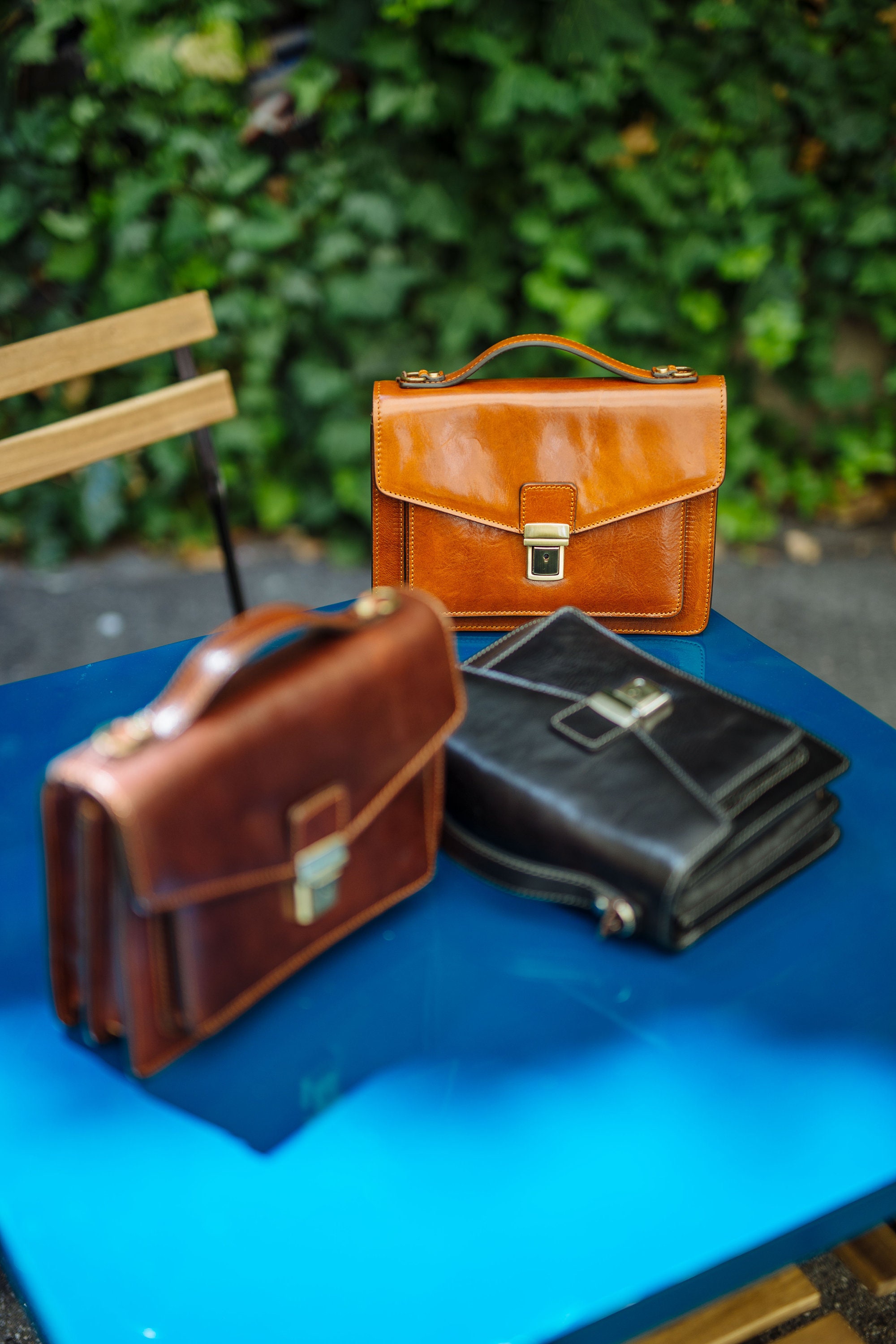 Leather organizer leather bag handmade leather bag handbag | Etsy