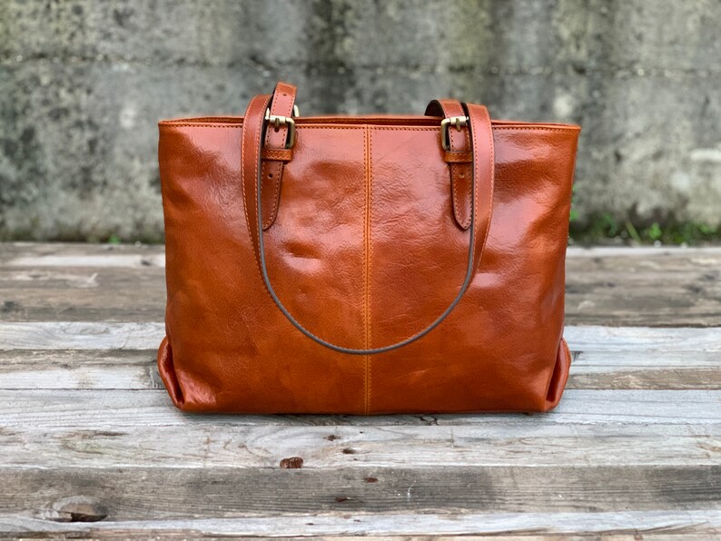 Leather handbad, Handmade Bag, Leather Bag, Leather women's bag, everyday bag,Womens handbag image 3
