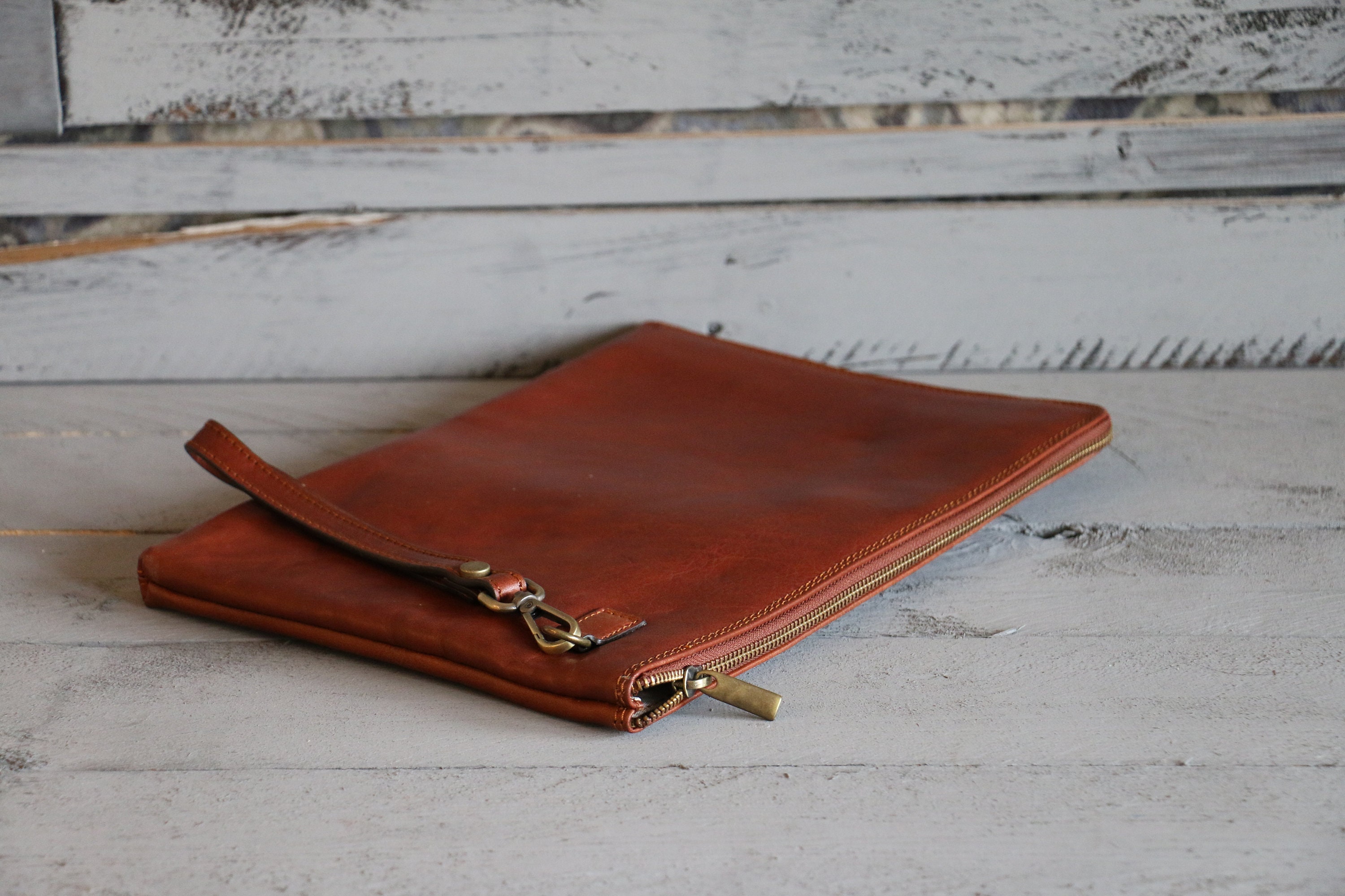 Leather Organizer, Leather Document Folder, Leather