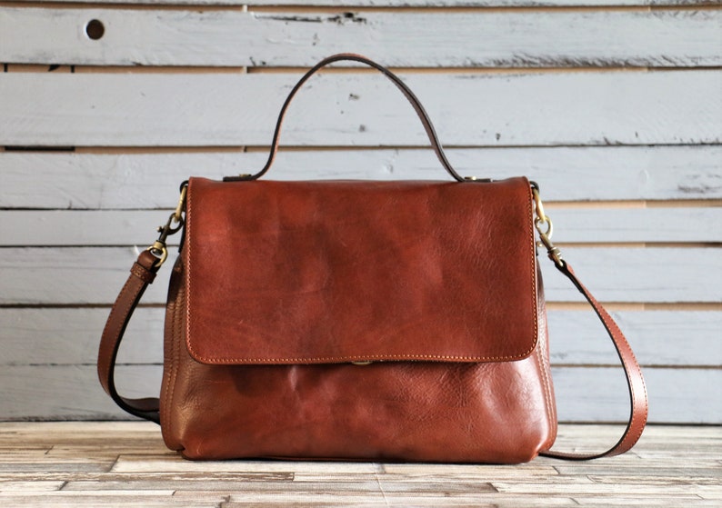 Leather Bag Handmade Leather Bag Handbag Woman Leather Bag Etsy