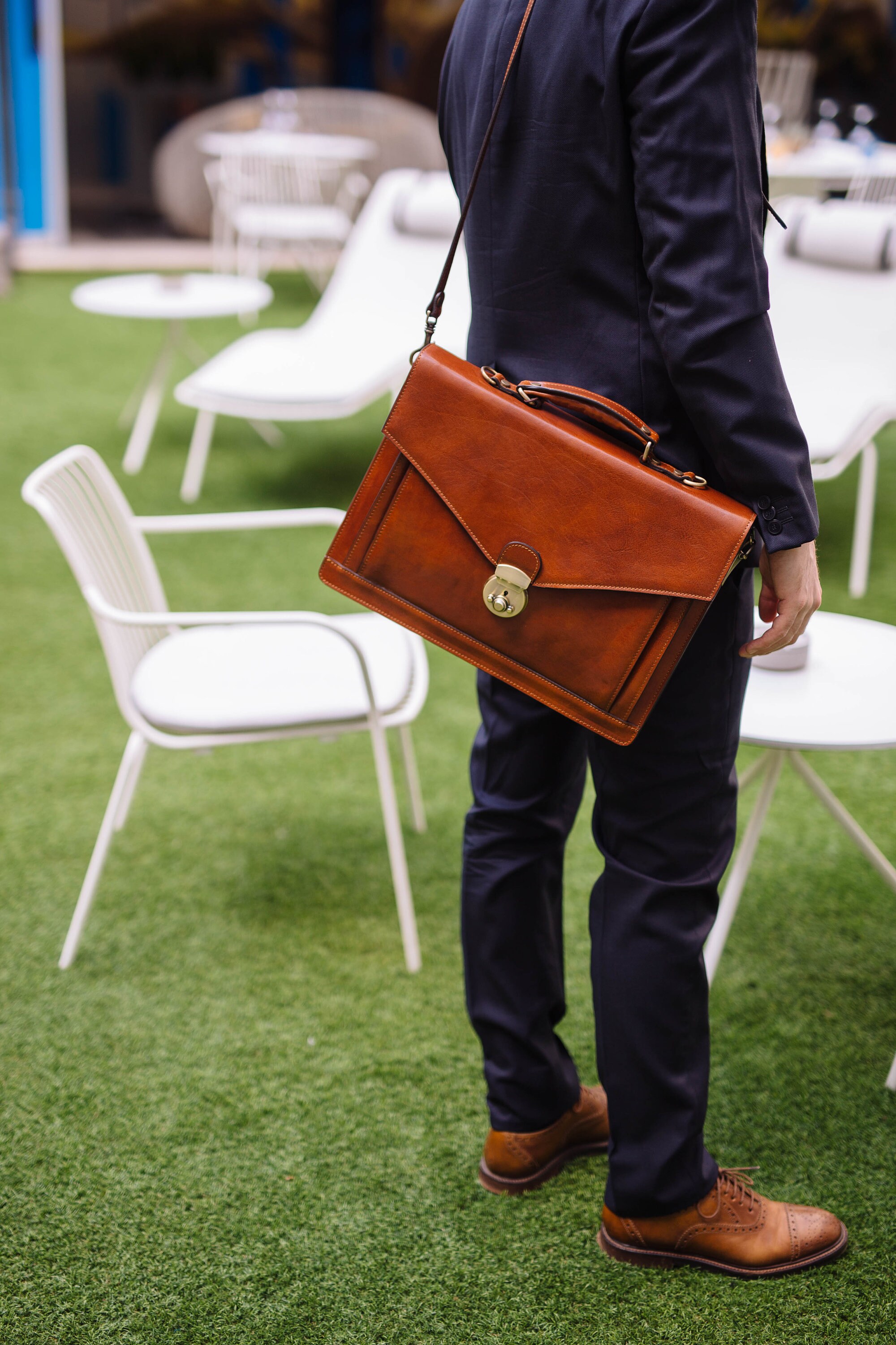 Leather Briefcaseblack Leather Briefcase Mens Leather Etsy Australia