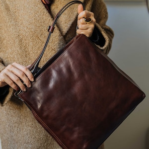 Ledertasche, handgemachte Ledertasche, Handtasche, Frau Ledertasche, elegante Ledertasche, made in Italy Handtasche