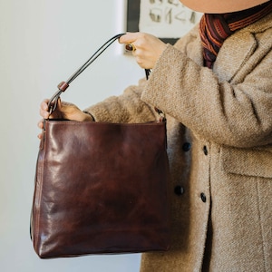 Ledertasche, handgemachte Ledertasche, Handtasche, Frau Ledertasche, elegante Ledertasche, made in Italy Handtasche
