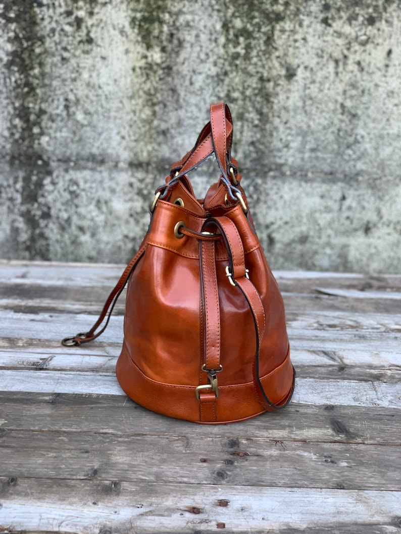 borsa in pelle, borsa in pelle fatta a mano, borsa a mano, borsa donna in pelle, borsa elegante in pelle, borsa a mano made in Italy immagine 5