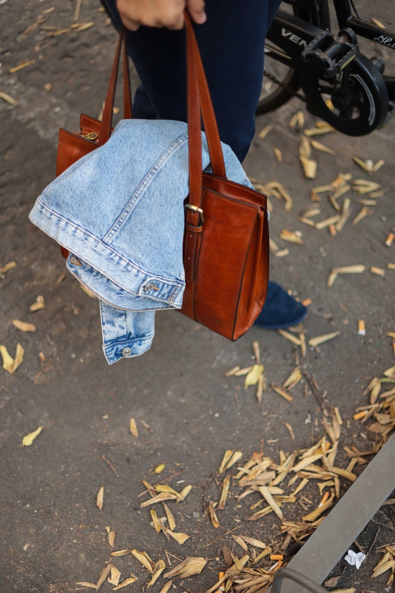 Leather handbad, Handmade Bag,multicolor Leather Bag, Leather women's bag, everyday bag,Womens handbag image 7