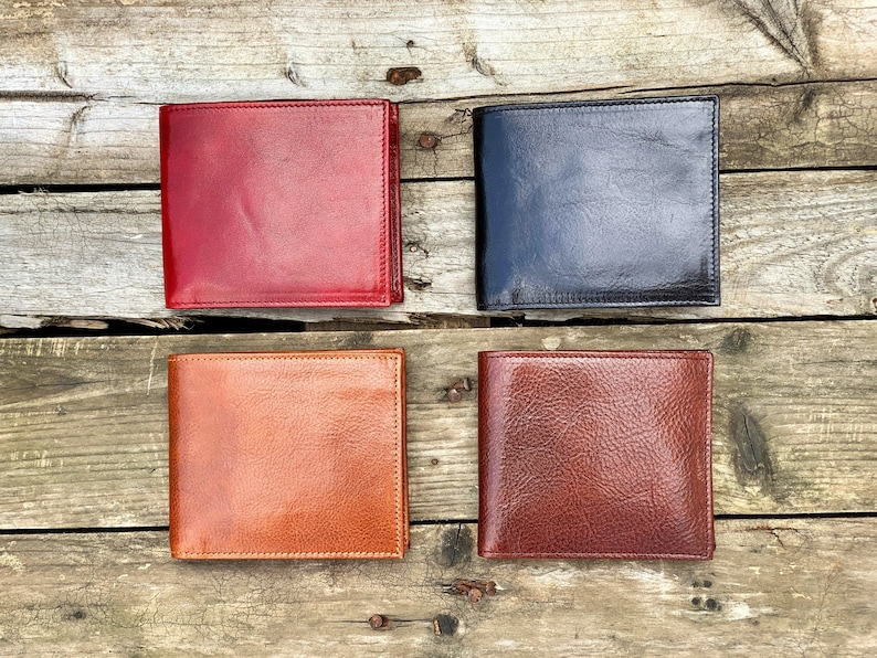 Brown Bifold Wallet, men leather wallet, Leather wallet, Personalized wallet, Monogrammed wallet, Awesome gift wallet, handmade wallet image 5