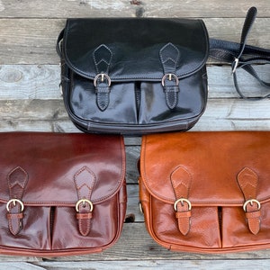 leather bag, handmade leather bag, handbag, woman leather bag, elegant leather bag, made in Italy handbag,messenger bag,cross body bag image 8