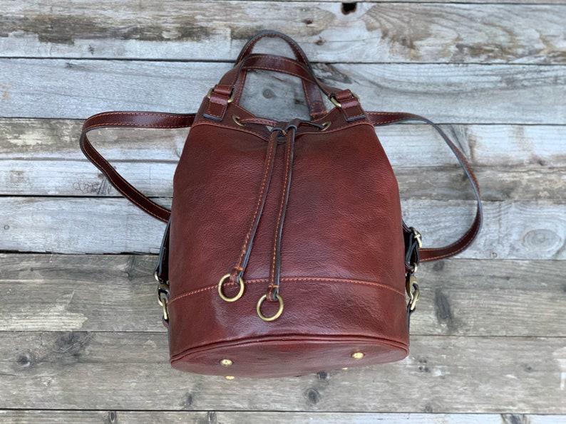 leather bag, handmade leather bag, handbag, woman leather bag, elegant leather bag, made in Italy handbag image 6