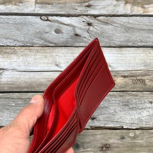 Brown Bifold Wallet, cartera de cuero para hombres, cartera de cuero, cartera personalizada, monedero monogramado, monedero de regalo impresionante, monedero hecho a mano
