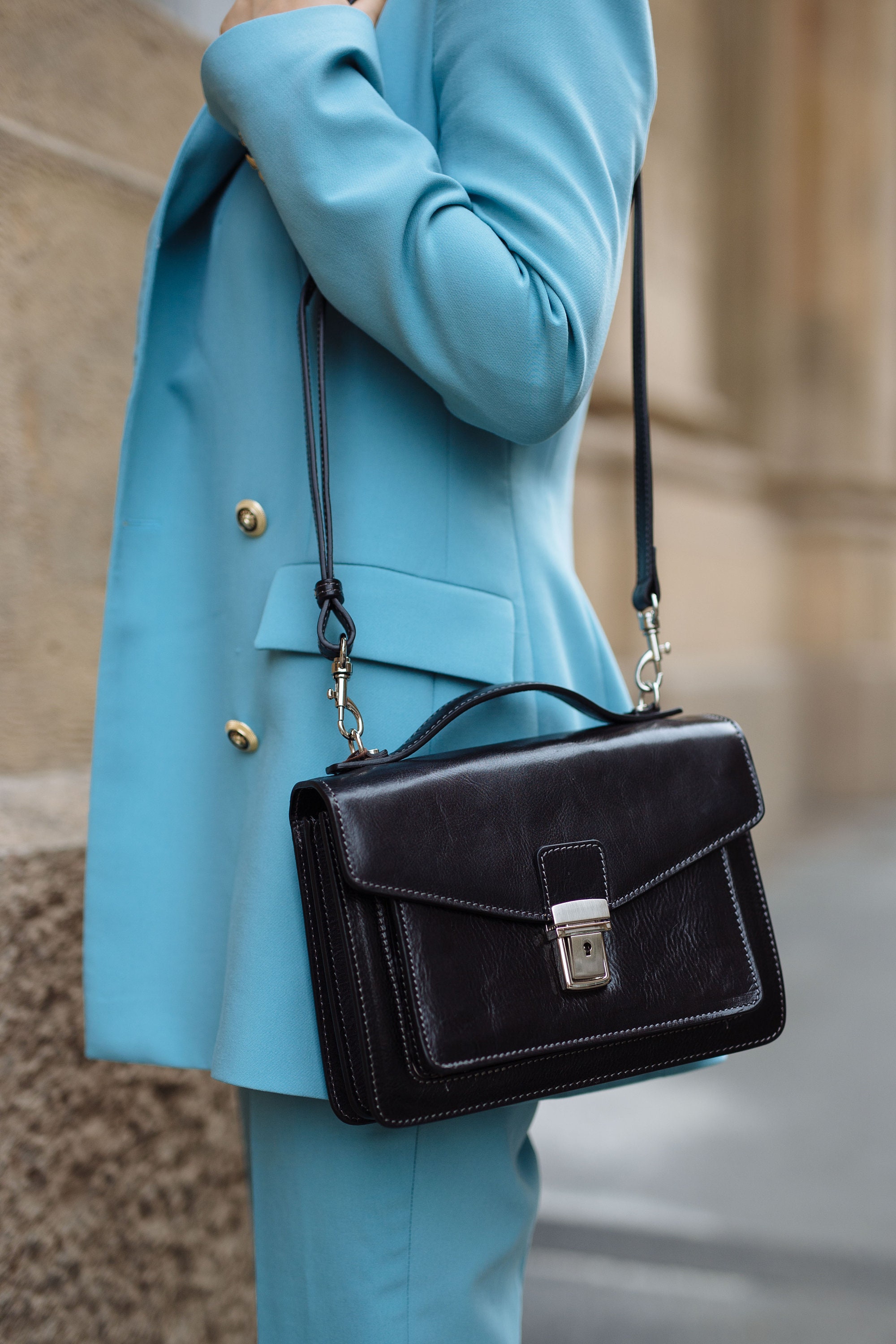 Leather organizer leather bag handmade leather bag handbag | Etsy
