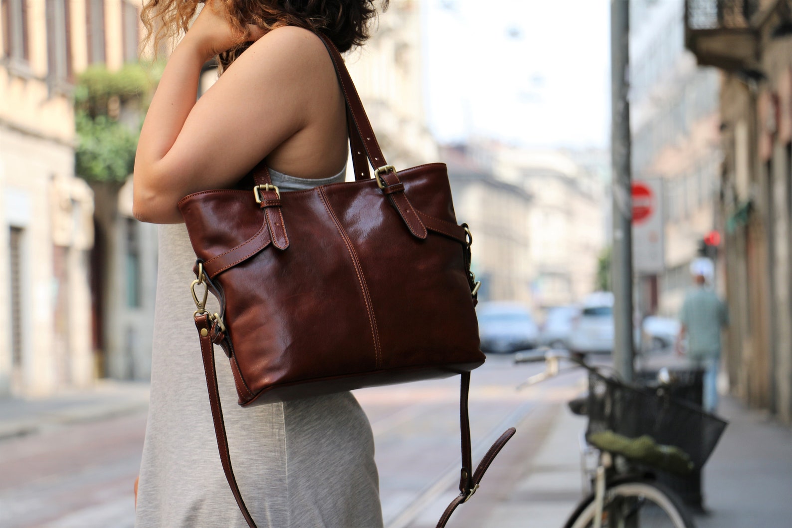 Leather bag handmade leather bag handbag woman leather bag | Etsy