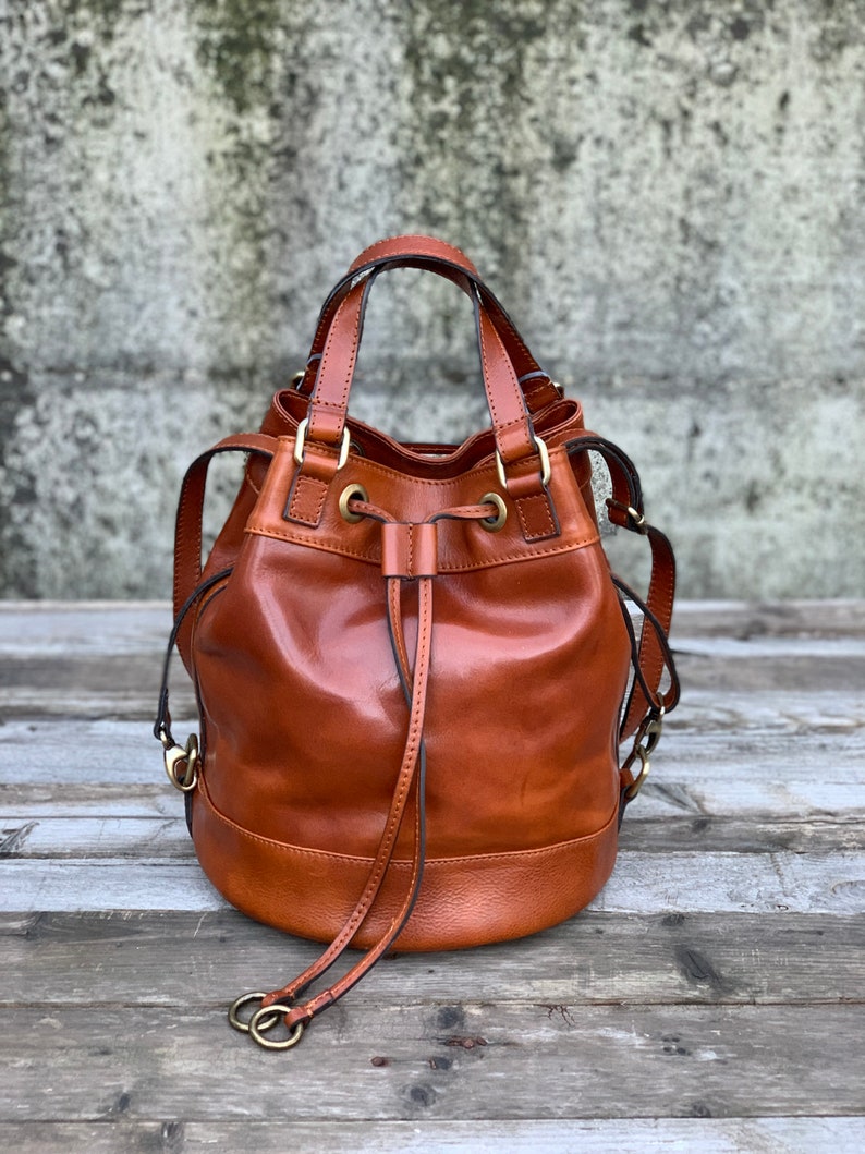 leather bag, handmade leather bag, handbag, woman leather bag, elegant leather bag, made in Italy handbag zdjęcie 4