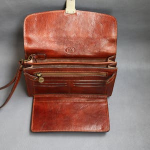 leather bag, handmade leather bag, handbag, men leather bag, elegant leather bag, made in Italy handbag image 9