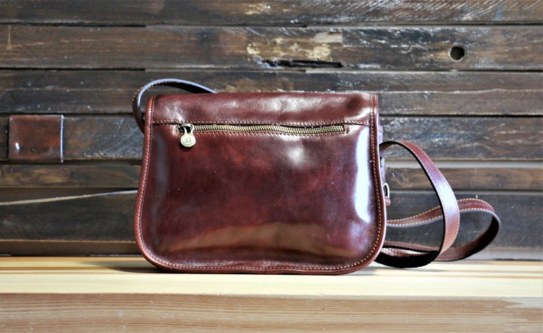 leather bag, handmade leather bag, handbag, woman leather bag, elegant leather bag, made in Italy handbag,messenger bag,cross body bag image 4