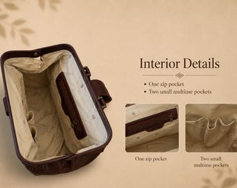 48hours Delievry,leather Doctor Bag, Women Medical Bag,men's Large