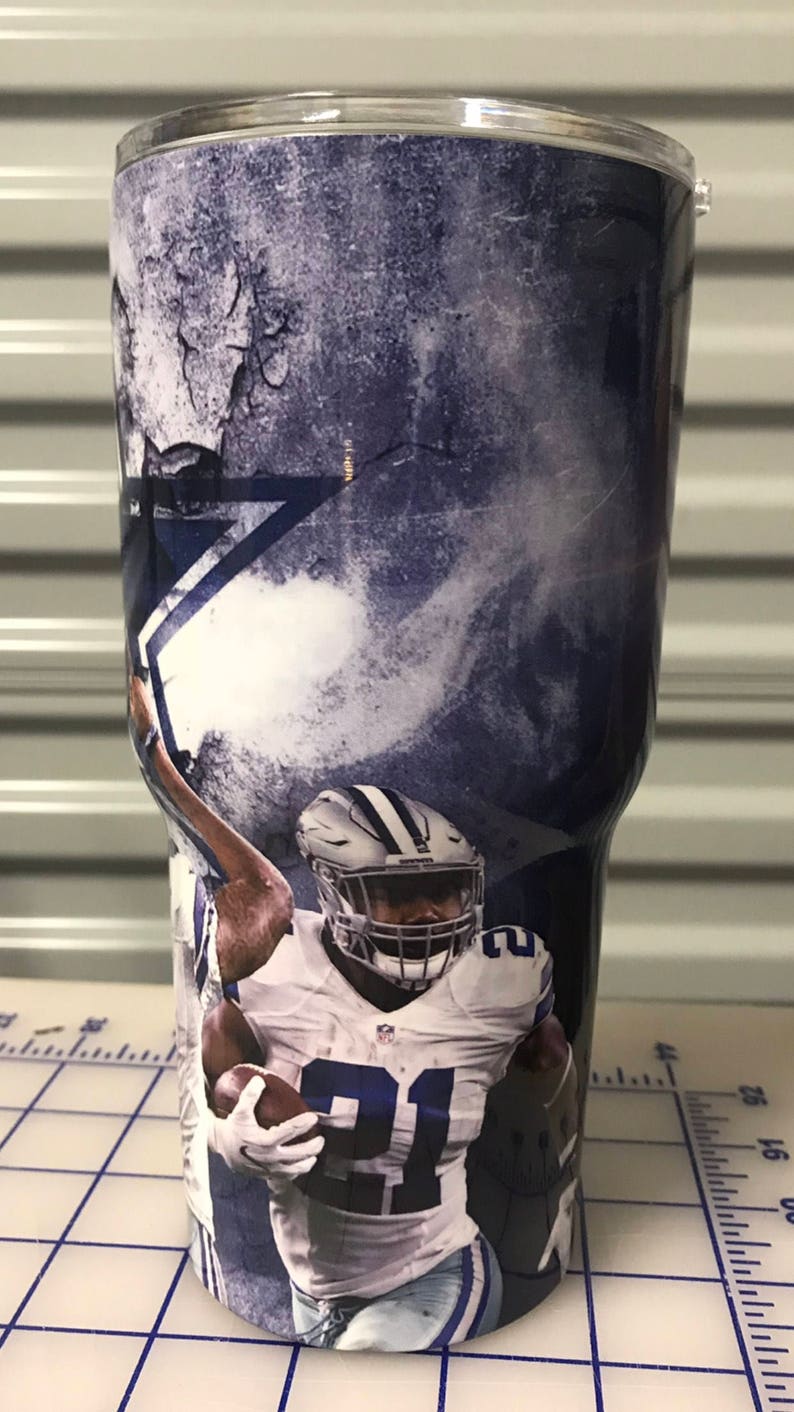 Dallas Cowboys Custom 3M Wrap Tumbler Etsy