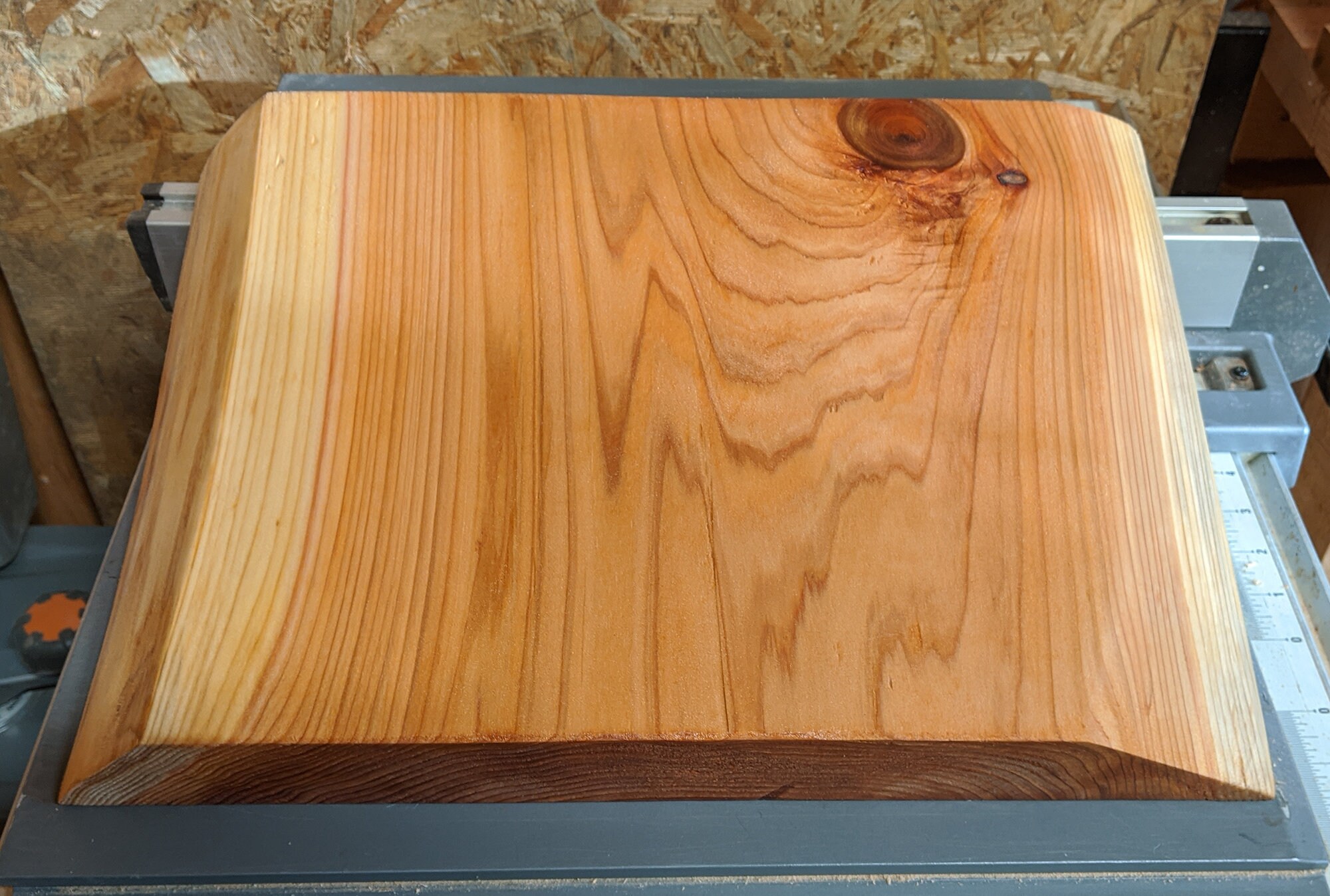 Old Growth Western Red Cedar Double Live Edge Cutting Board Etsy