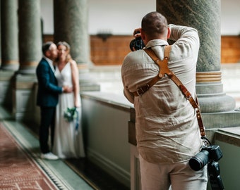 Two Cameras Strap, Dual Cameras Strap, Two Cameras Harness, Photographer Harness, Dual DSLR Harness, Dual DSLR Strap, Gift for Photographer