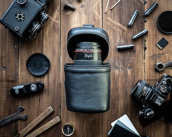 leather lens pouch