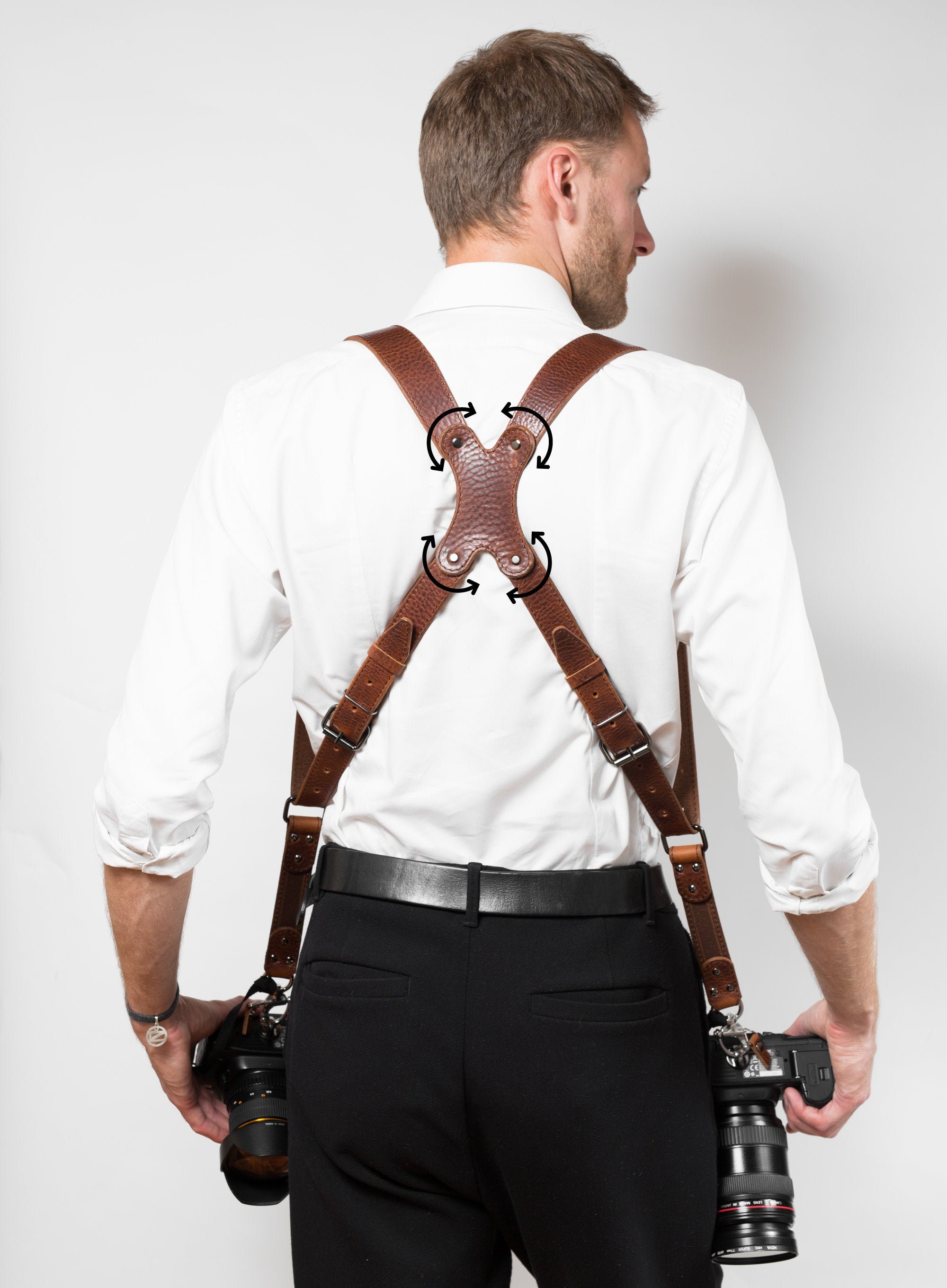 Two Cameras Strap, Dual Cameras Strap, Two Cameras Harness