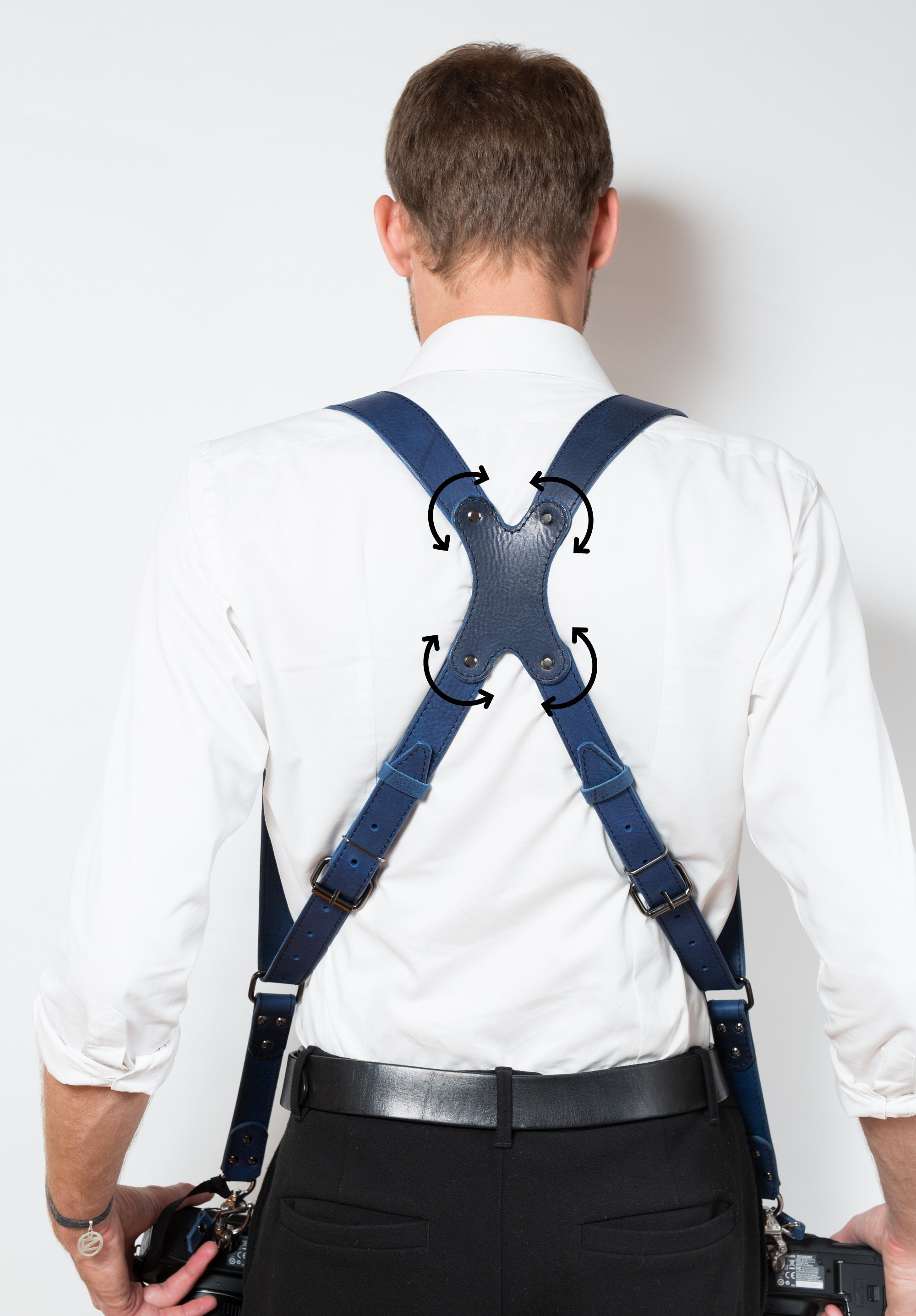 Sale Dual Camera Strap, Two Cameras Harness, Multi Cameras Strap, Photographer Harness, Cameras