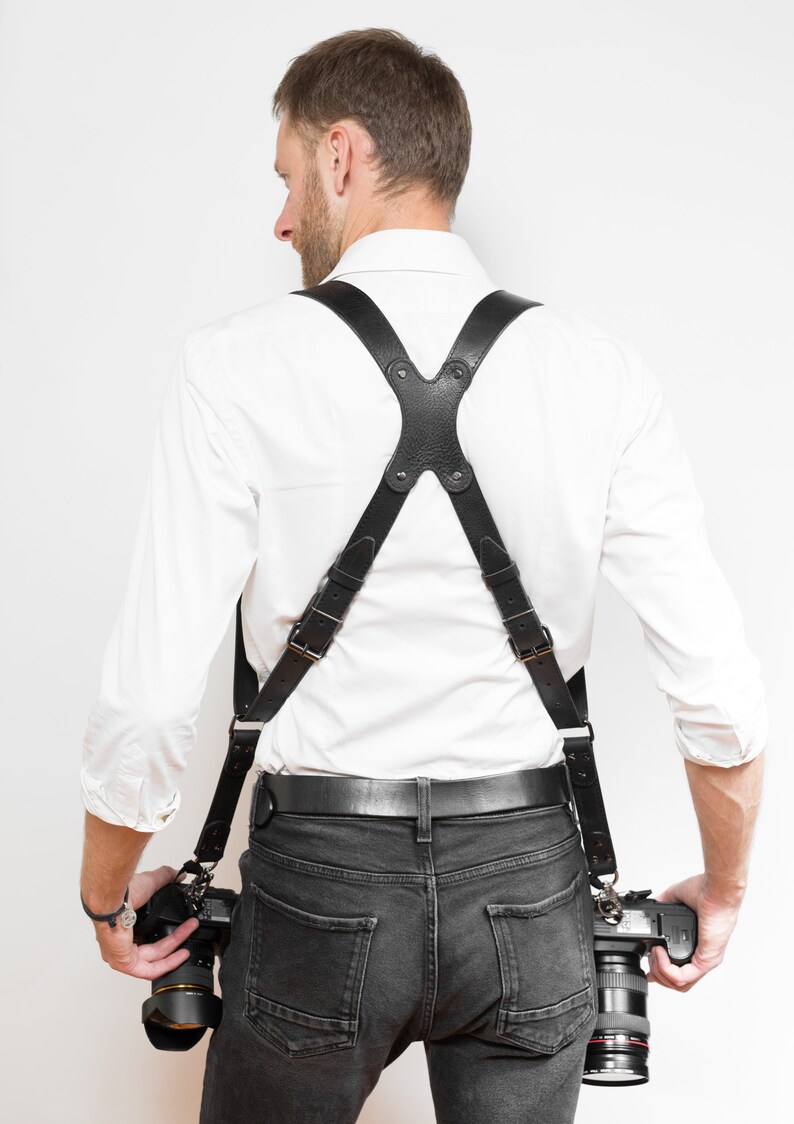 Camera Harness Dual Cameras Strap Two Cameras Harness Etsy