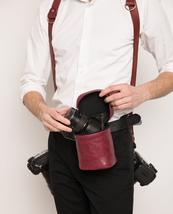 leather lens pouch