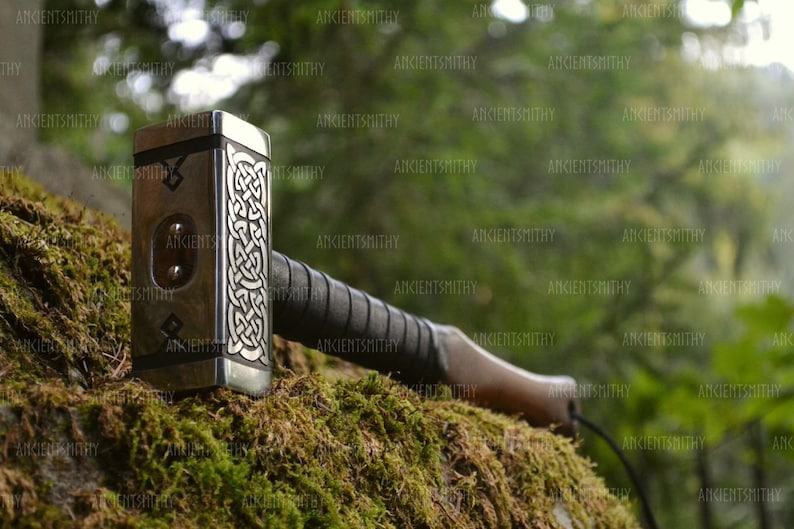 Viking hammer, Thor hammer, LARP hammer, Personalized Hammer, carpentry woodwork building tool, Battle Hammer, War hammer image 7