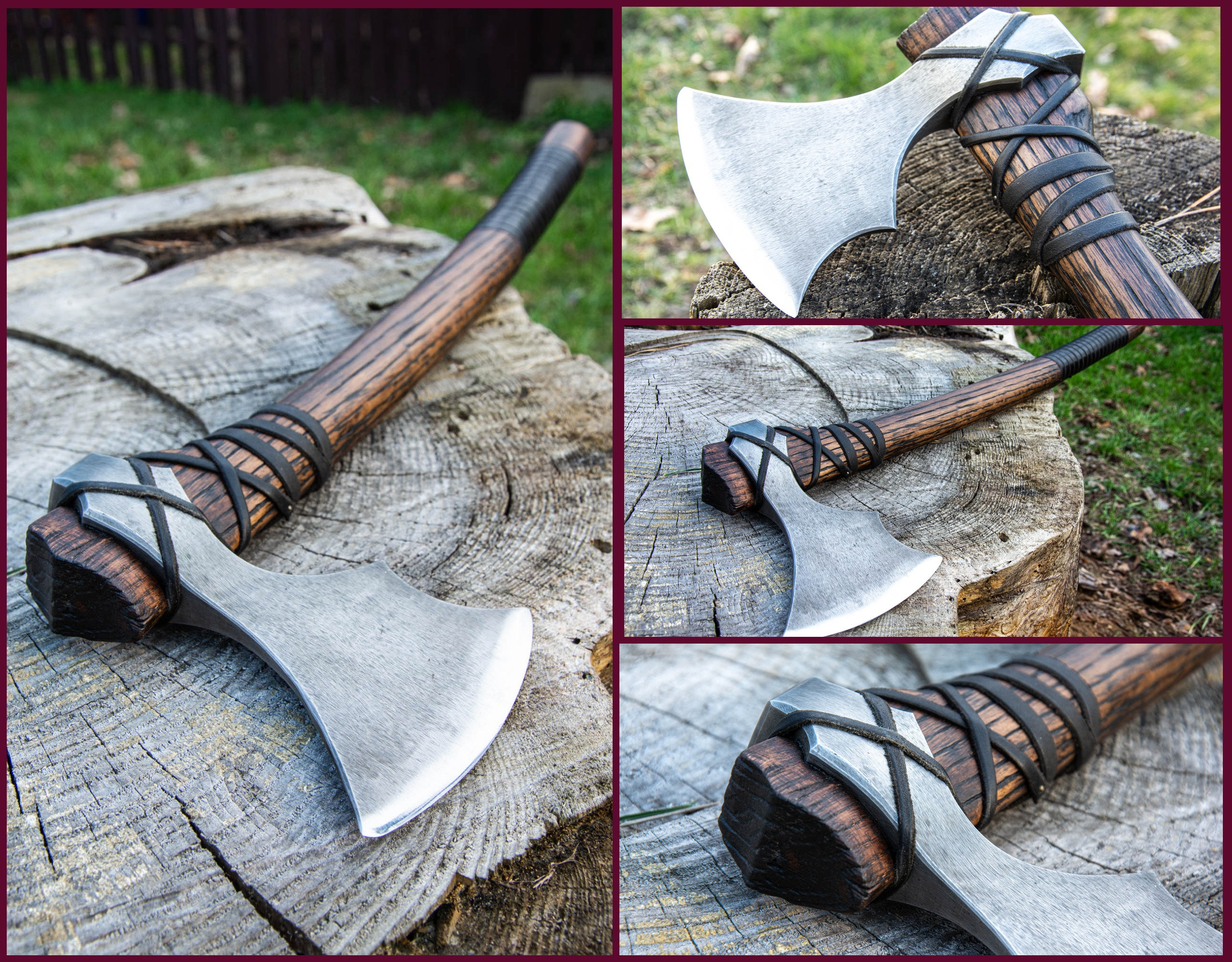 Cutting & Carving Tools bearded axe Axe battle axe larp axe with Axe