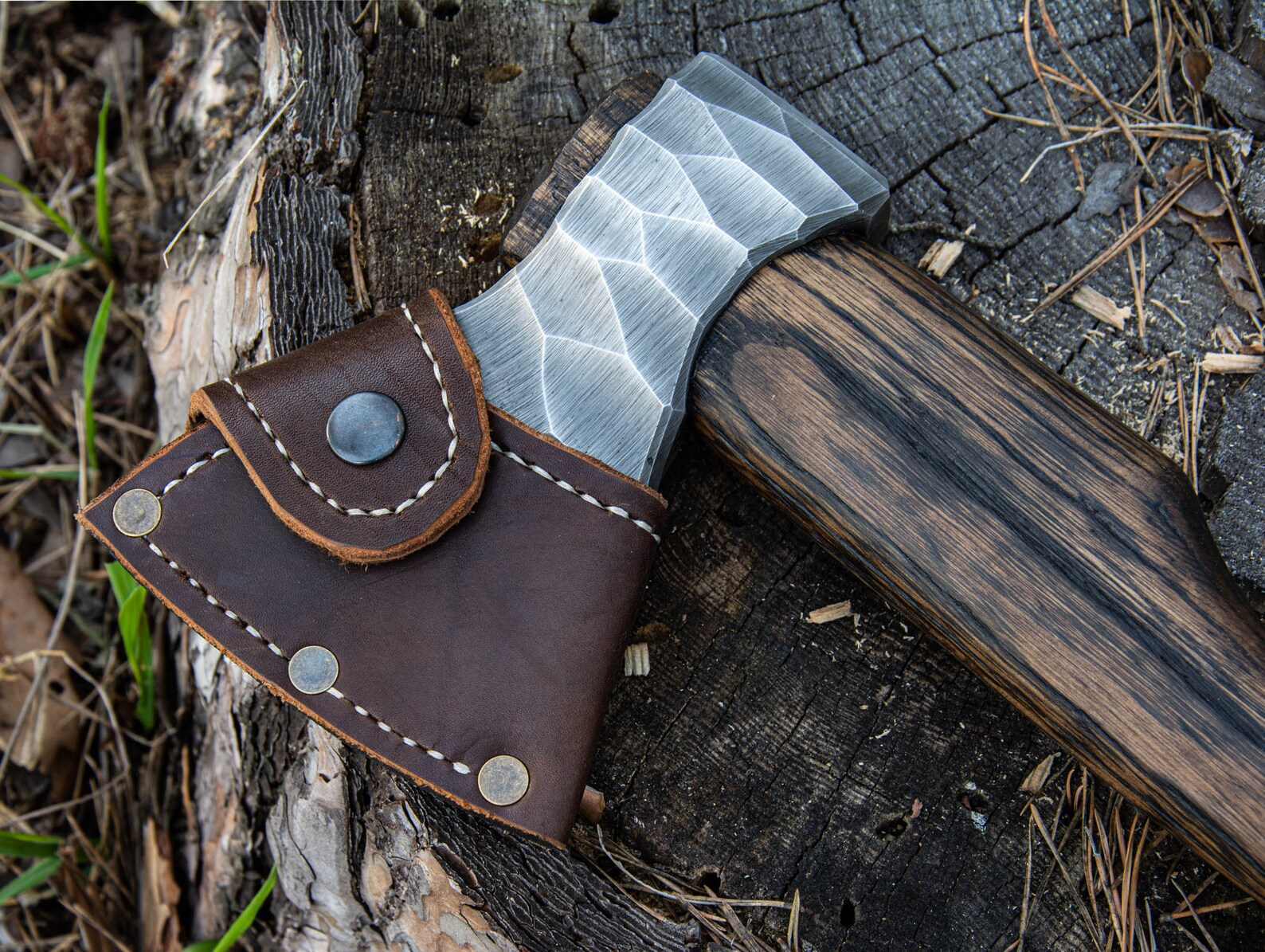 Engraved custom axe with wooden box Hunting camping tool Etsy