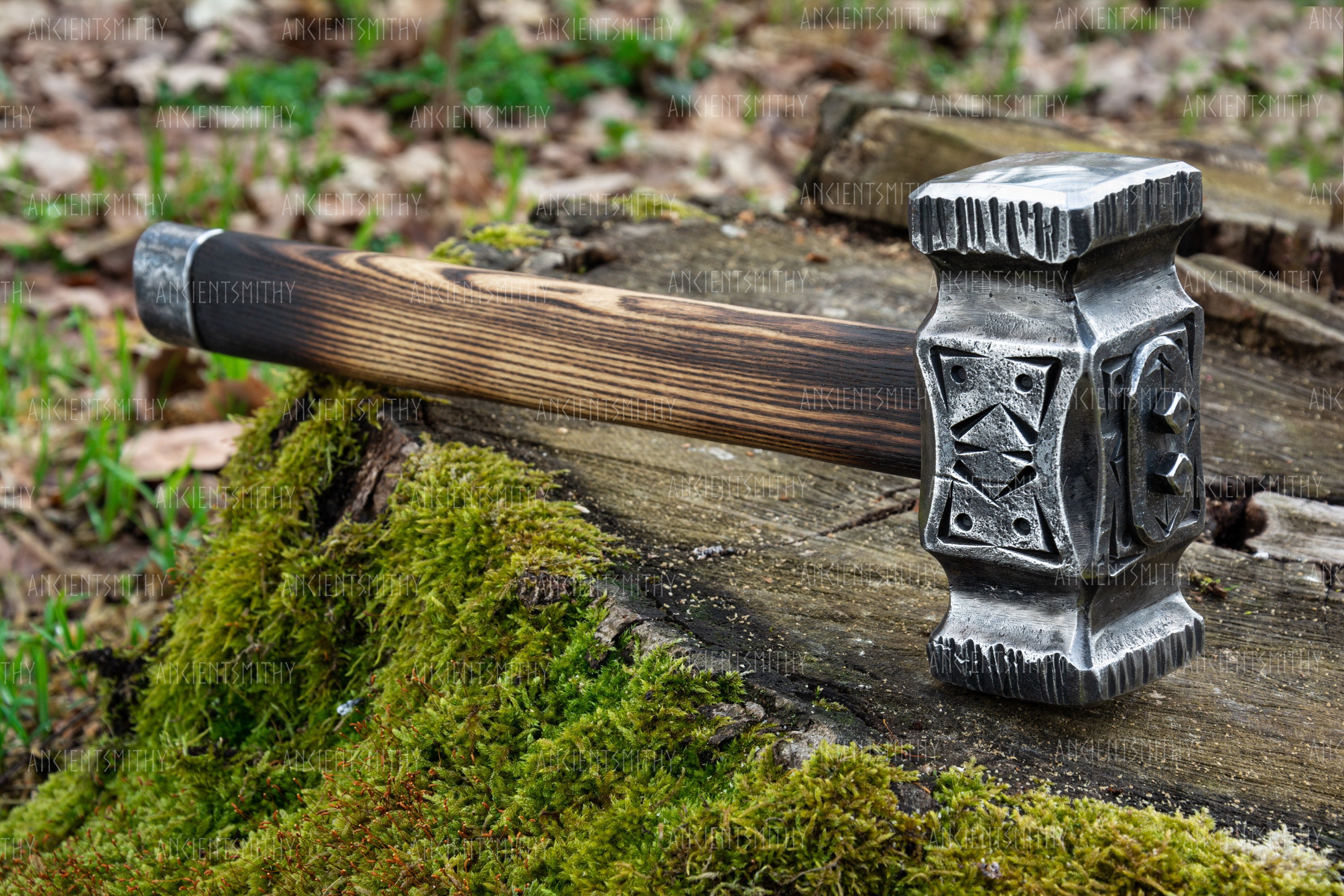Engraved Blacksmith Hammer Thor Hammer Replica Metal Hand Etsy UK