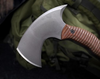 Tomahawk bushcraftbijl met foedraal, kampeerbijl op maat gegraveerd