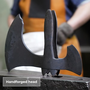 Leviathan Axe Metal Handmade Kratos Axe with hard-tempered blade, Leviathan Axe Replica by AncientSmithy