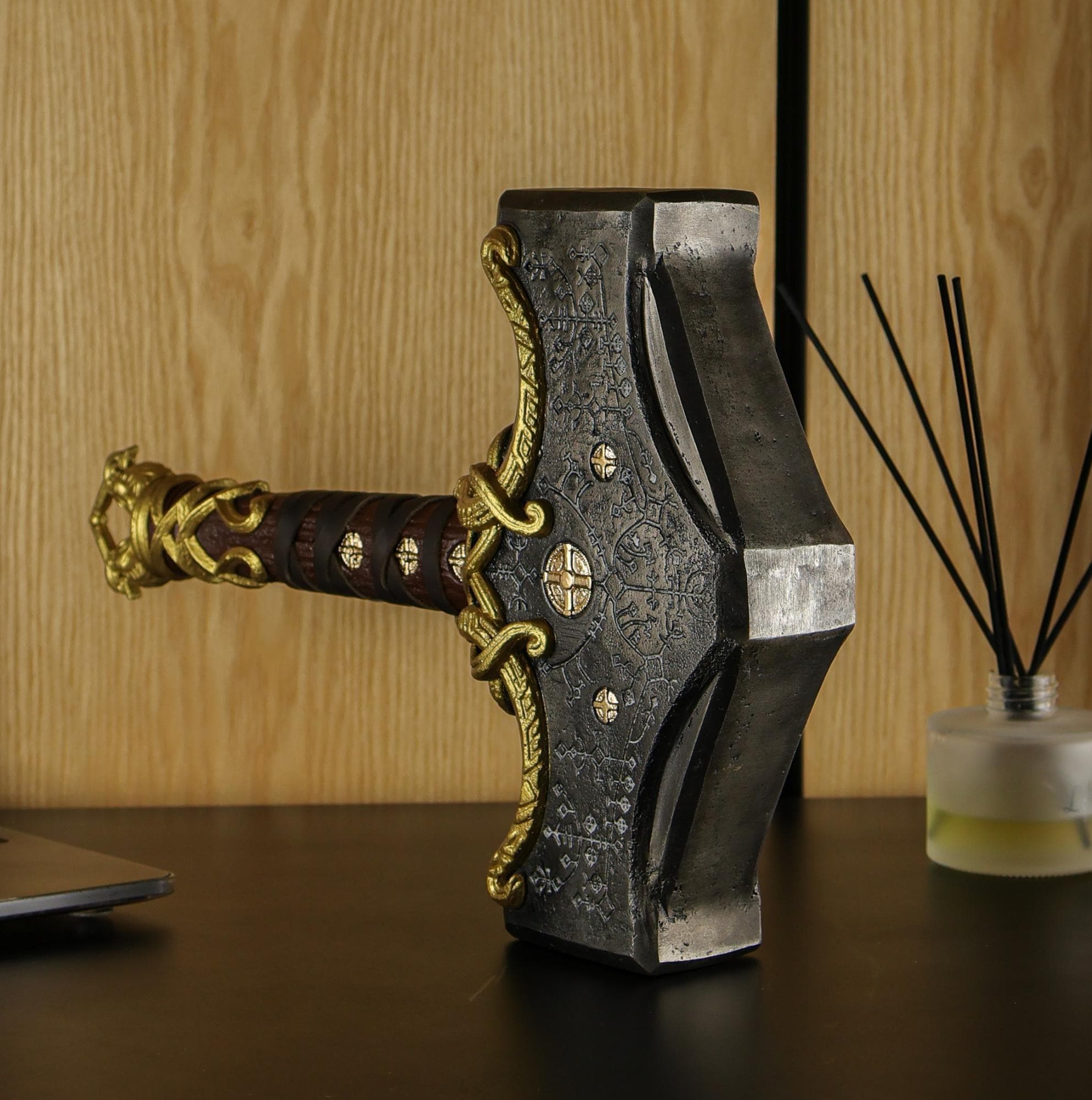 Mjolnir Metal Hammer 26.45lb Thor Hammer With Glow-in-the-dark
