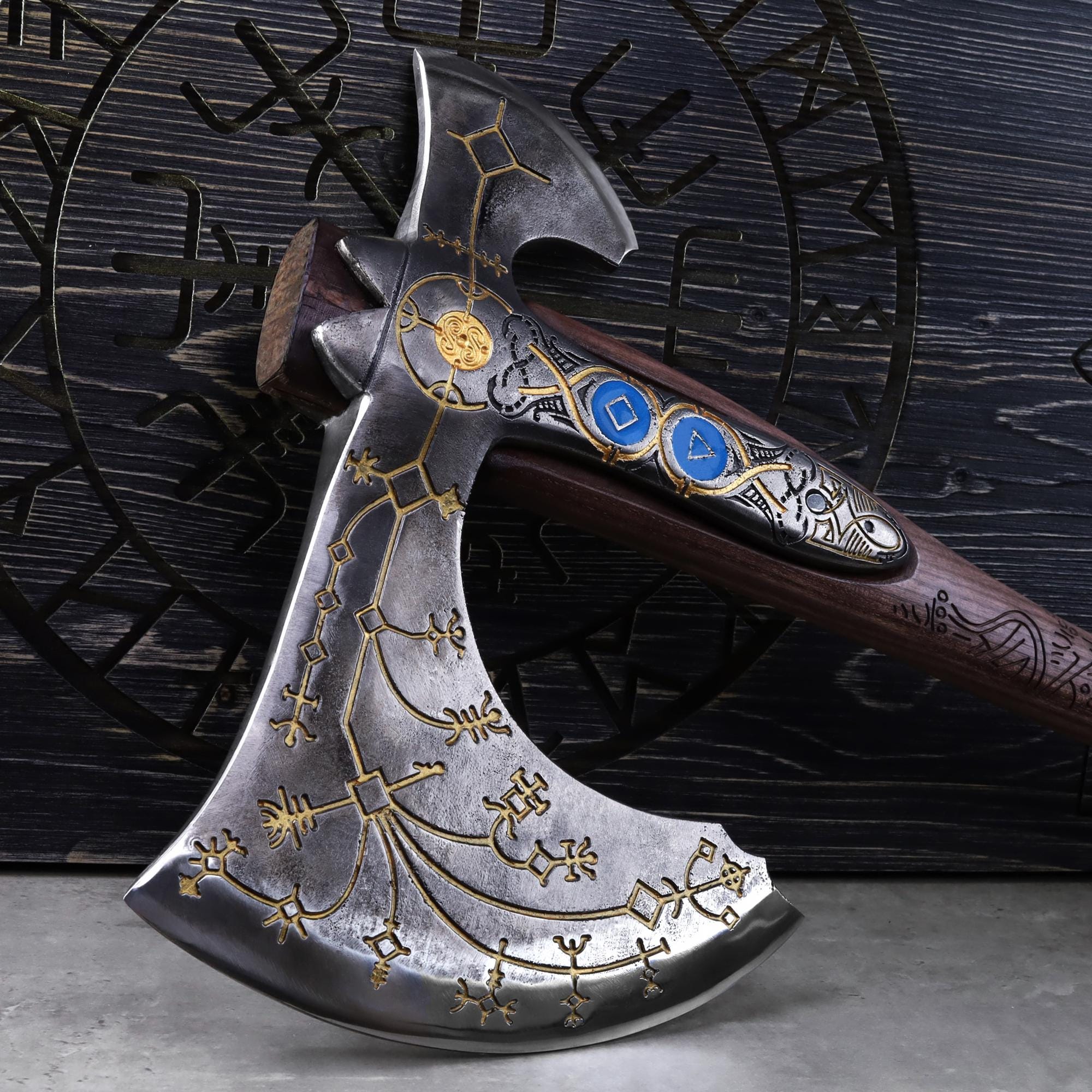 Leviathan Kratos Axe Carbon Steel Blade Replica Handmade Etsy leviathan-kratos-axe-carbon-steel-blade-replica-handmade-etsy