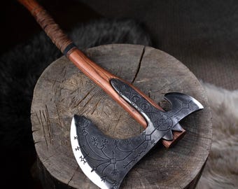 Leviathan Kratos Axe High Carbon Steel - Etsy