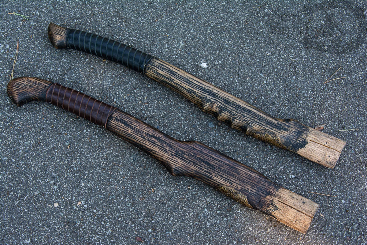 Set of 2 Hatchet Handle Wood Replacement Handle for Axe Ash Etsy