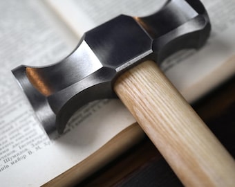 Engraved Hammer Personalized Gift for Men: Functional Blacksmith Tool