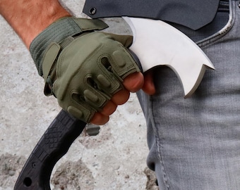 Tomahawk Axe Full Tang: Bushcraft Camping Hatchet with Sheath