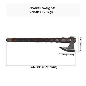 Ragnar Lothbrok Axe | Viking Axe | Engraved Handforged Axe with Box