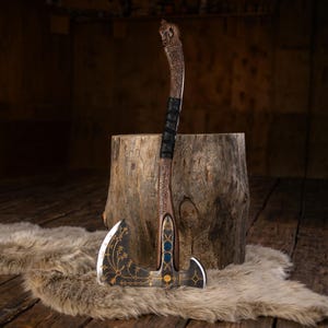 Leviathan Axe Metal Kratos Functional Replica 9.11lb image 9