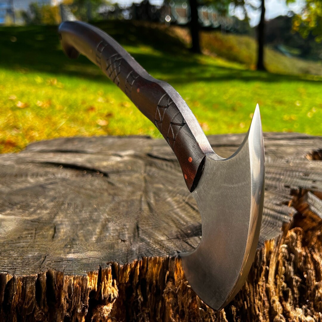 Tomahawk Throwing Axe Tactical Hatchet Full Tang Etsy